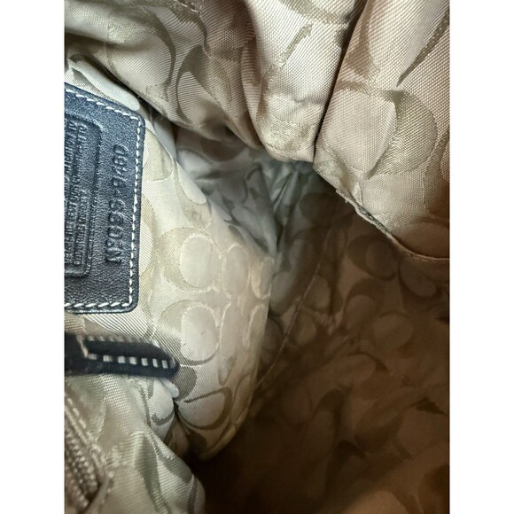 Coach Vintage 9480 Soho Flap Crossbody Black Leather Shoulder Hobo Y2K Cleaned - Picture 14 of 16